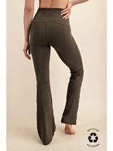 Load image into Gallery viewer, RAE MODE BUTTER HIGH WAIST BAND BELL BOTTOM LONG YOGA PANTS
