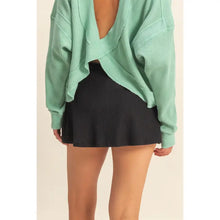 Load image into Gallery viewer, HYFVE RIBBED ELASTIC WAIST MINI SKORT
