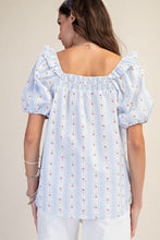 Load image into Gallery viewer, EASEL WALLPAPER PRINT COTTON TOP
