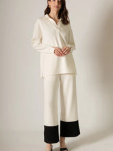 Load image into Gallery viewer, P. CILL Butter Modal Collared Long Sleeve Top
