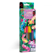 Load image into Gallery viewer, Eeboo Axolotl 6 Jumbo Double-Sided Special Pencils
