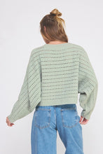 Load image into Gallery viewer, Allie &amp; Rose Crop Oversized Sweater
