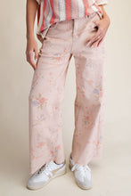 Load image into Gallery viewer, EASEL CROSS STITCH PATTERN PRINTED WASHED TWILL PANTS
