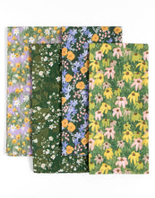 Load image into Gallery viewer, 1 CANOE 2 PAINTED FLORALS TEA TOWEL
