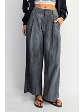 Load image into Gallery viewer, COTIERRA WIDE LEG CHINO TROUSERS

