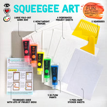 Load image into Gallery viewer, BRIGHT STRIPES SQUEEGEE ART
