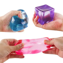 Load image into Gallery viewer, Ice Cube Squishy Stress Relief Toy Soft Squeeze Cube with Box
