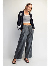 Load image into Gallery viewer, COTIERRA WIDE LEG CHINO TROUSERS
