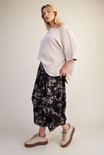 Load image into Gallery viewer, EASEL SHORT SLEEVE WASHED TERRY KNIT TOP
