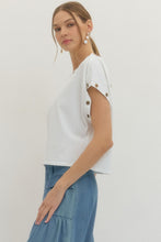 Load image into Gallery viewer, ENTRO GROMMET TRIM BLOUSE
