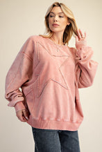 Load image into Gallery viewer, EASEL STAR PATCH FRONT TERRY PULLOVER
