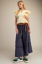 Load image into Gallery viewer, EASEL WIDE LEG WASHED TERRY PANTS
