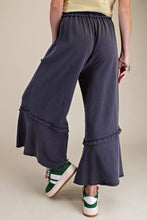 Load image into Gallery viewer, EASEL WIDE LEG WASHED TERRY PANTS
