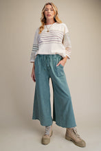 Load image into Gallery viewer, EASEL WASHED TERRY KNIT WIDE PANTS
