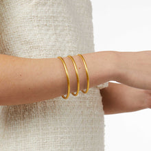 Load image into Gallery viewer, JULIE VOS HAVANA DEMI GOLD BANGLE
