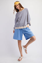 Load image into Gallery viewer, EASEL STRIPE THERMAL KNIT TOP
