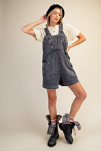Load image into Gallery viewer, EASEL MINERAL WASHED TERRY SHORT ROMPER
