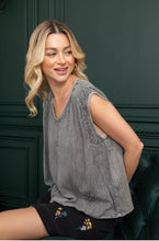 Load image into Gallery viewer, BOHERA ARYA EMBROIDERED WASHEDTOP
