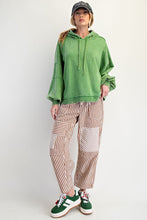 Load image into Gallery viewer, Easel Baloon Sleeved Washed Terry Hoodie Pullover
