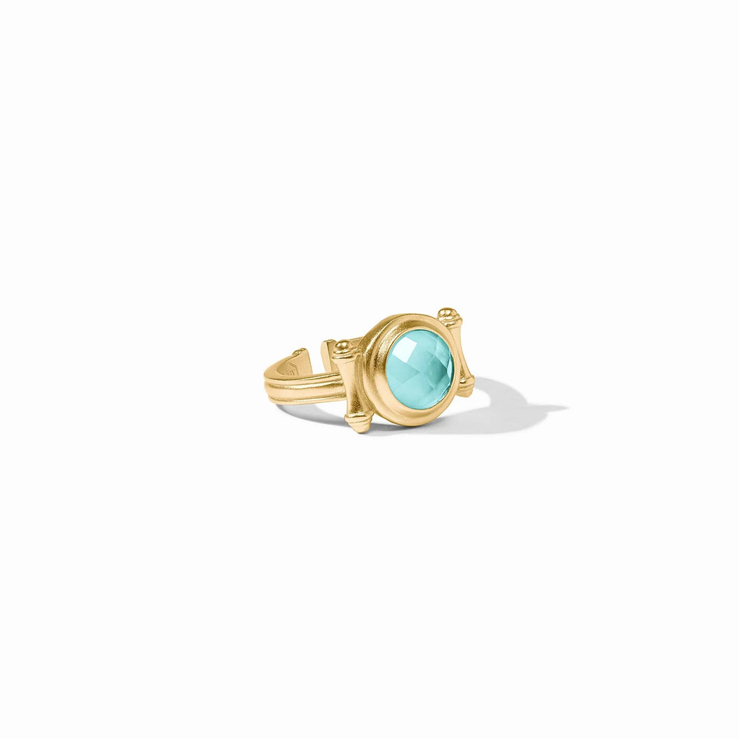 JULIE VOS TS BAMBOO STONE RING