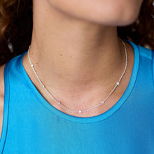 Load image into Gallery viewer, JULIE VOS CELESTE DELICATE STATION NECKLACE
