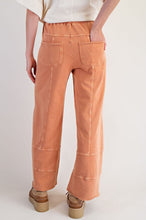 Load image into Gallery viewer, EASEL WASHED WIDE LEG TERRY PANTS
