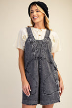 Load image into Gallery viewer, EASEL MINERAL WASHED TERRY SHORT ROMPER
