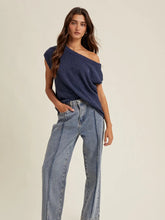 Load image into Gallery viewer, Wishlist One Shoulder Sweater Top
