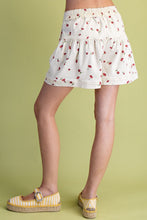 Load image into Gallery viewer, EASEL CHERRY PRINT WASHED TWILL SHORTS
