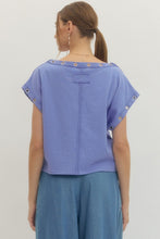 Load image into Gallery viewer, ENTRO GROMMET TRIM BLOUSE
