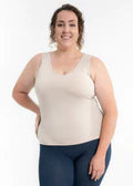 Load image into Gallery viewer, ELIETIAN BUILT IN BRA REVERSIBLE TANK EXTENDED SIZE
