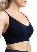 Load image into Gallery viewer, ELIETIAN RIBBED BRA WITH ADJUSTABLE STRAPS ONE SIZE
