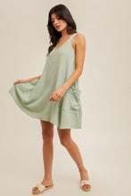 Load image into Gallery viewer, Hem &amp; Thread Mini Flowy Dress
