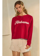 Load image into Gallery viewer, Oddi Game Day Cropped State Logo Sweatshirt
