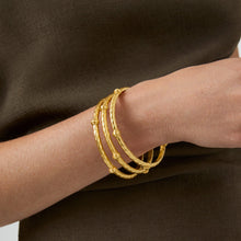 Load image into Gallery viewer, JULIE VOS SAVANNAH GOLD BANGLE

