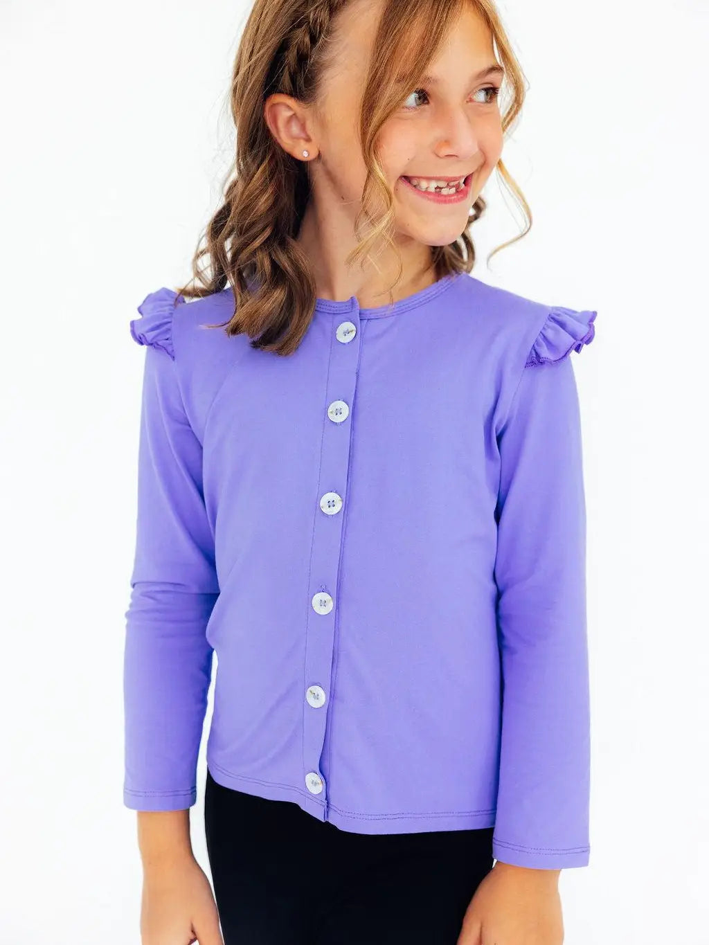 Mila and Rose Periwinkle Cardigan