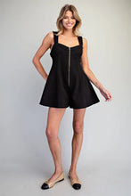 Load image into Gallery viewer, EE:SOME MINERAL WASHED FRONT ZIP ROMPER
