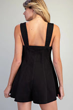 Load image into Gallery viewer, EE:SOME MINERAL WASHED FRONT ZIP ROMPER
