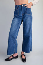 Load image into Gallery viewer, EE:SOME FRAYED HEM PATCH POCKET PANTS
