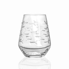 Load image into Gallery viewer, School of Fish Stemless Wine Glass
