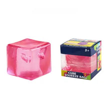Load image into Gallery viewer, Ice Cube Squishy Stress Relief Toy Soft Squeeze Cube with Box
