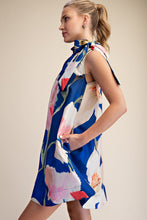 Load image into Gallery viewer, GLAM FLORAL A-LINE MINI DRESS
