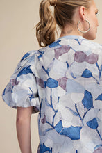 Load image into Gallery viewer, GLAM APPAREL PUFF SLEEVE BLOUSE
