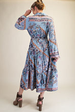 Load image into Gallery viewer, EASEL RAYON TWILL WOVEN LONG DRESS
