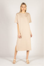Load image into Gallery viewer, BEFORE YOU COLLECTION SCUBA MODAL MIDI LENGTH DRESS
