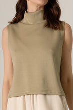 Load image into Gallery viewer, BEFORE YOU COLLECTION SCUBA MODAL COWL NECK SLEEVELESS TOP
