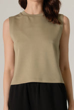 Load image into Gallery viewer, BEFORE YOU COLLECTION SCUBA MODAL ROUND NECK SLEEVELESS TOP
