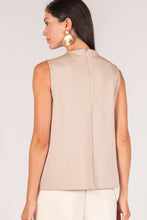 Load image into Gallery viewer, BEFORE YOU COLLECTION SCUBA MODAL PINTUCK DETAIL SLEEVELESS TOP
