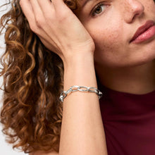 Load image into Gallery viewer, JULIE VOS SOLARA LINK SILVER BRACELET
