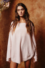 Load image into Gallery viewer, BUCKETLIST BOATNECK W THUMBHOLES TOP
